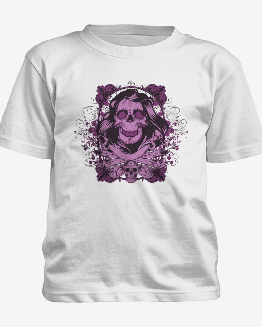 Polera de niño Blanco de Skull sugar 