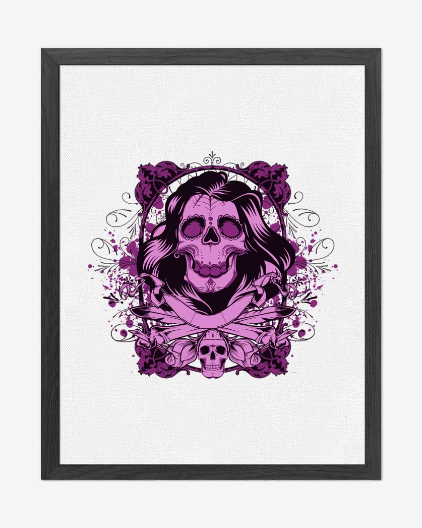 Cuadro decorativo Blanco de Skull sugar 
