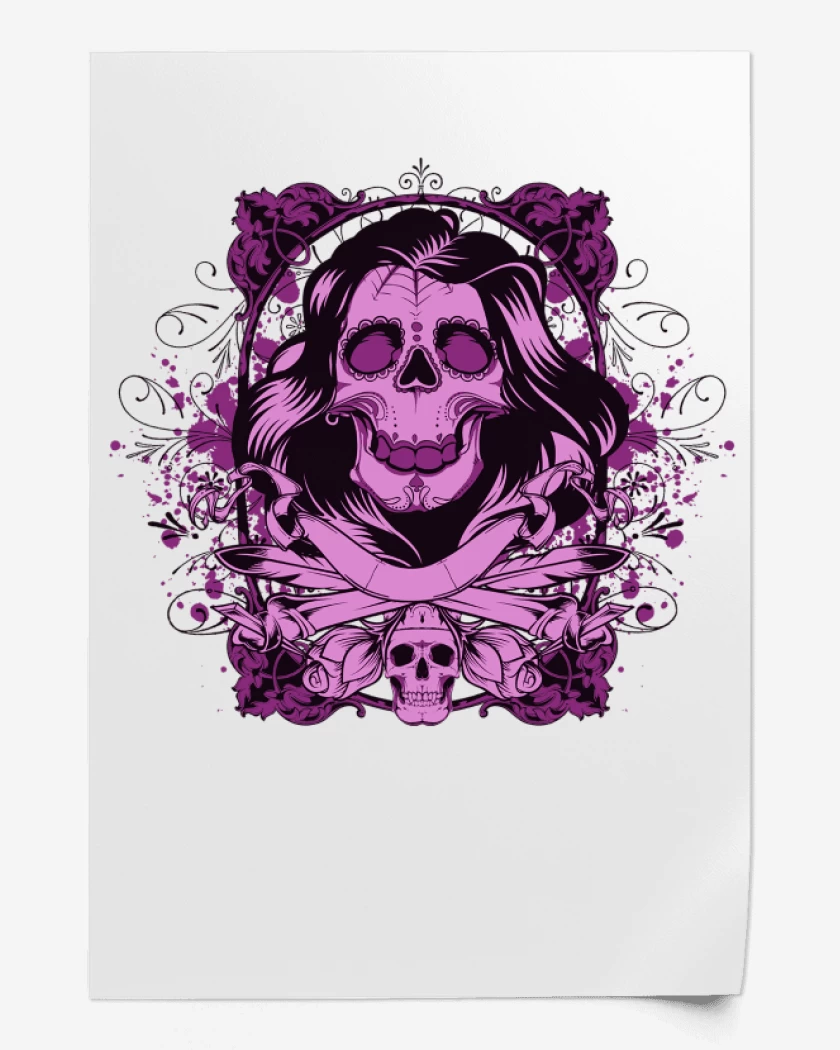 Print Blanco de Skull sugar 