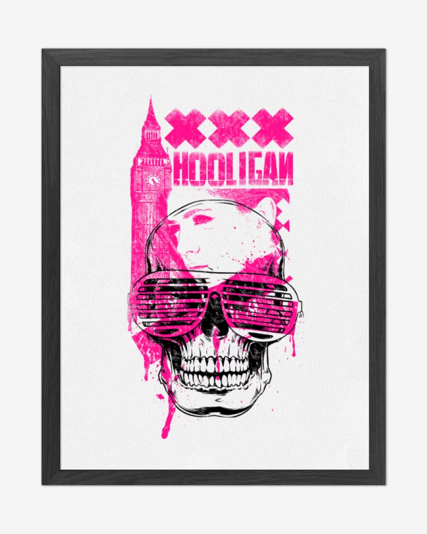 Cuadro decorativo Blanco de Hooligan 