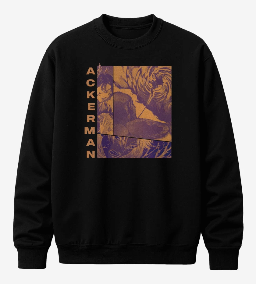 Poleron polo Negro de Levi Ackerman