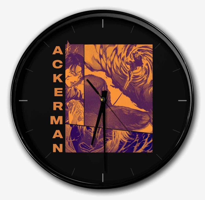 Reloj Negro de Levi Ackerman