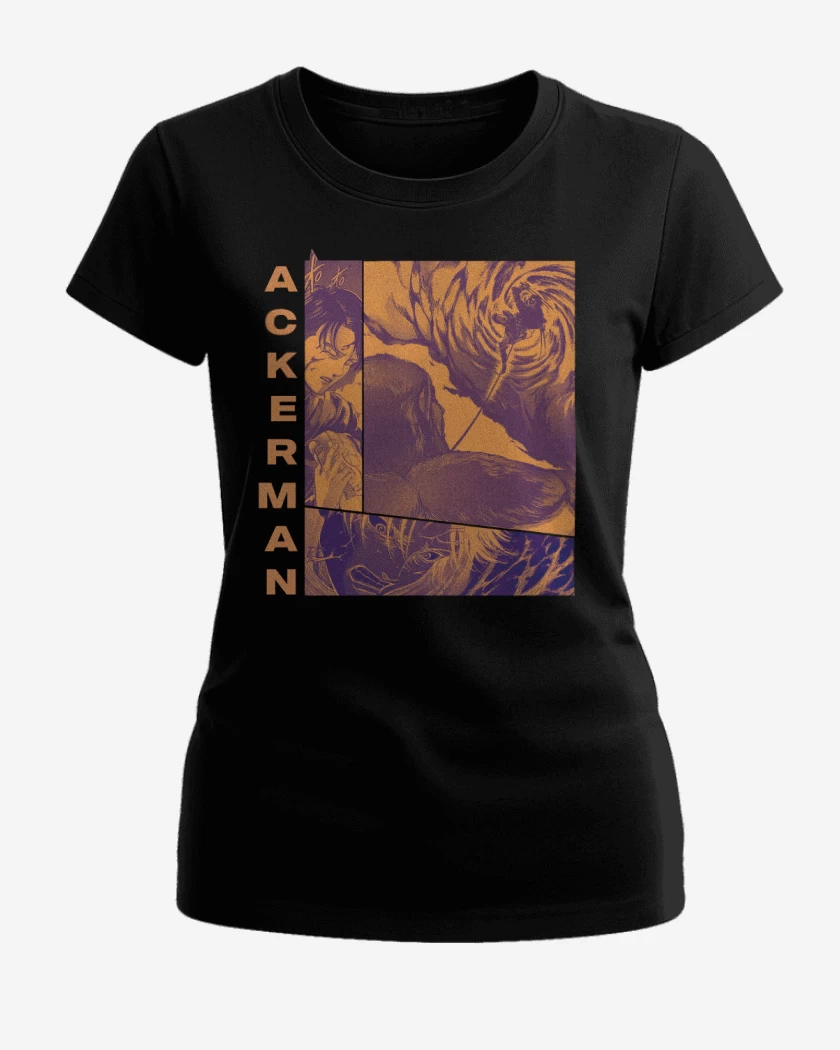 Polera de Mujer Negro de Levi Ackerman
