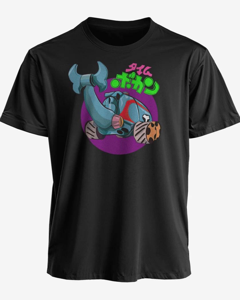 Polera premium Negro de La maquina del tiempo