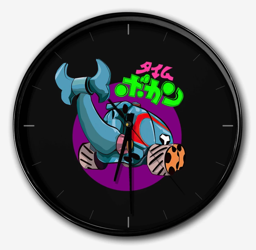 Reloj Negro de La maquina del tiempo