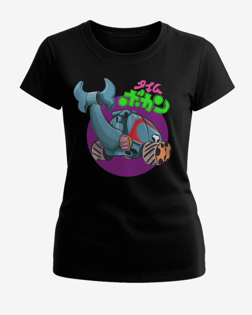 Polera de Mujer Negro de La maquina del tiempo