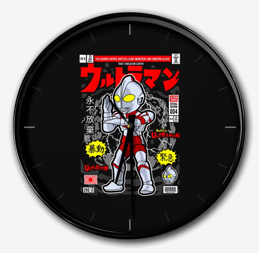 Reloj Negro de Ultraman revista