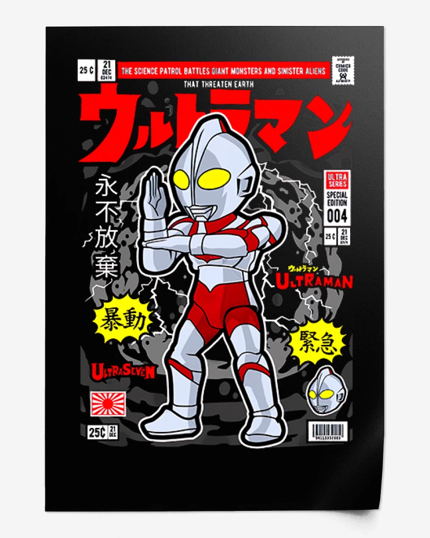 Print Ultraman revista