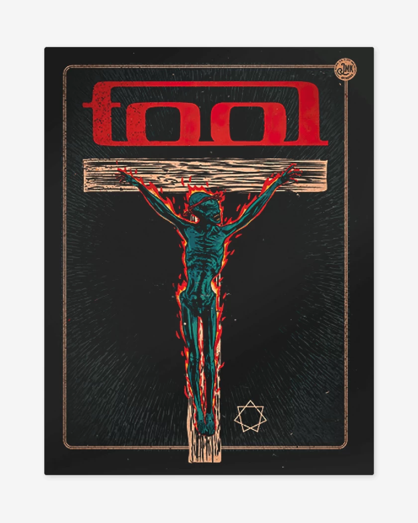 Print metalico Negro de Tool 2