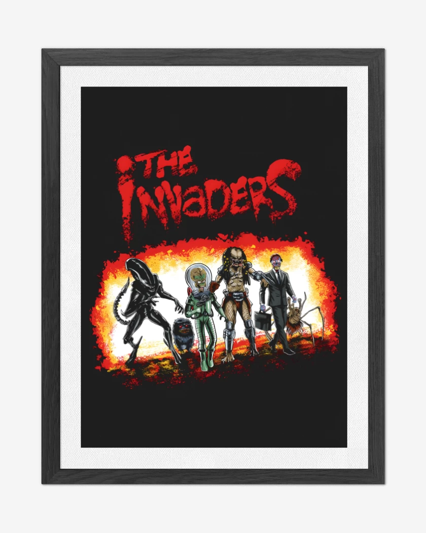 Cuadro decorativo Negro de The Invaders