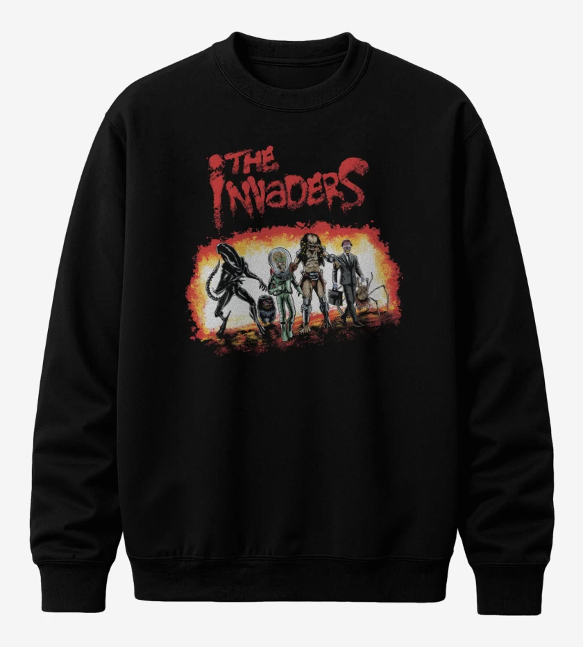 Poleron polo Negro de The Invaders
