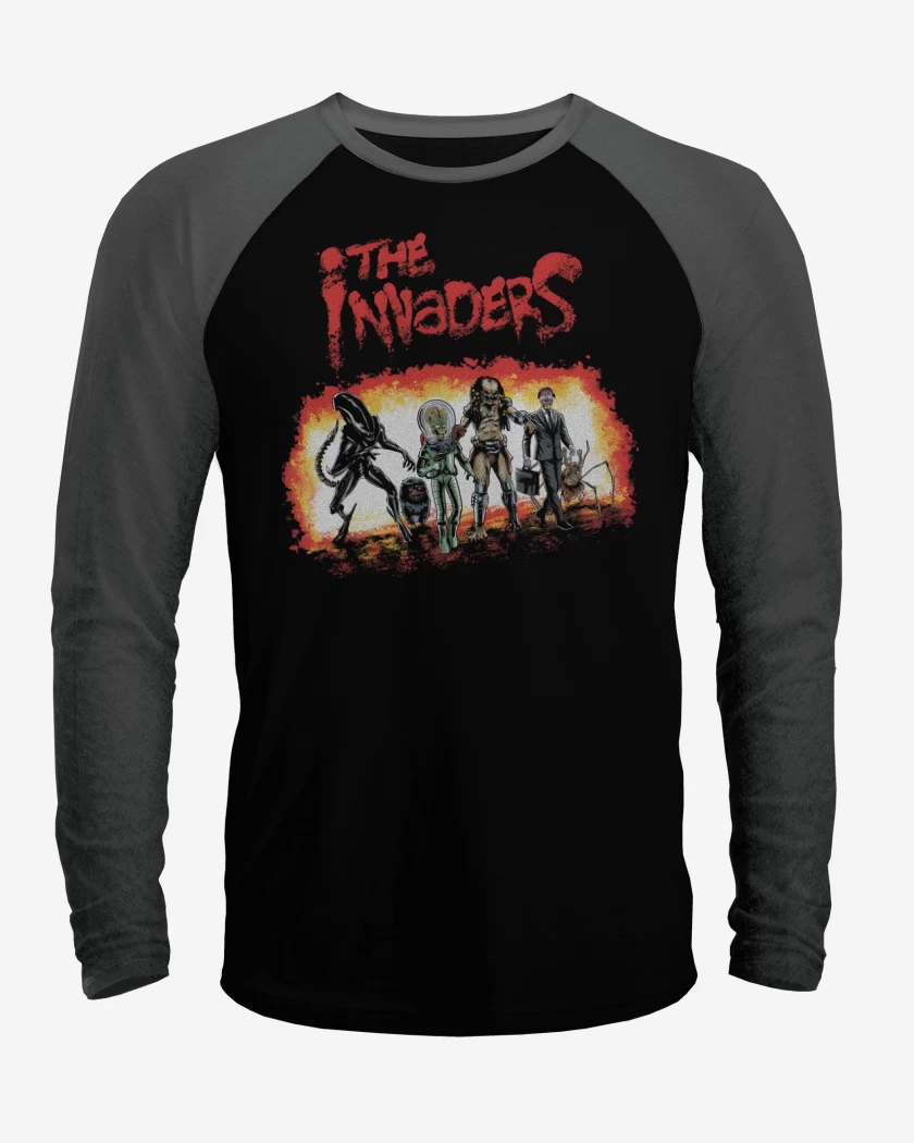 Polera Raglan The Invaders