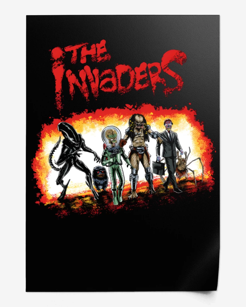 Print The Invaders
