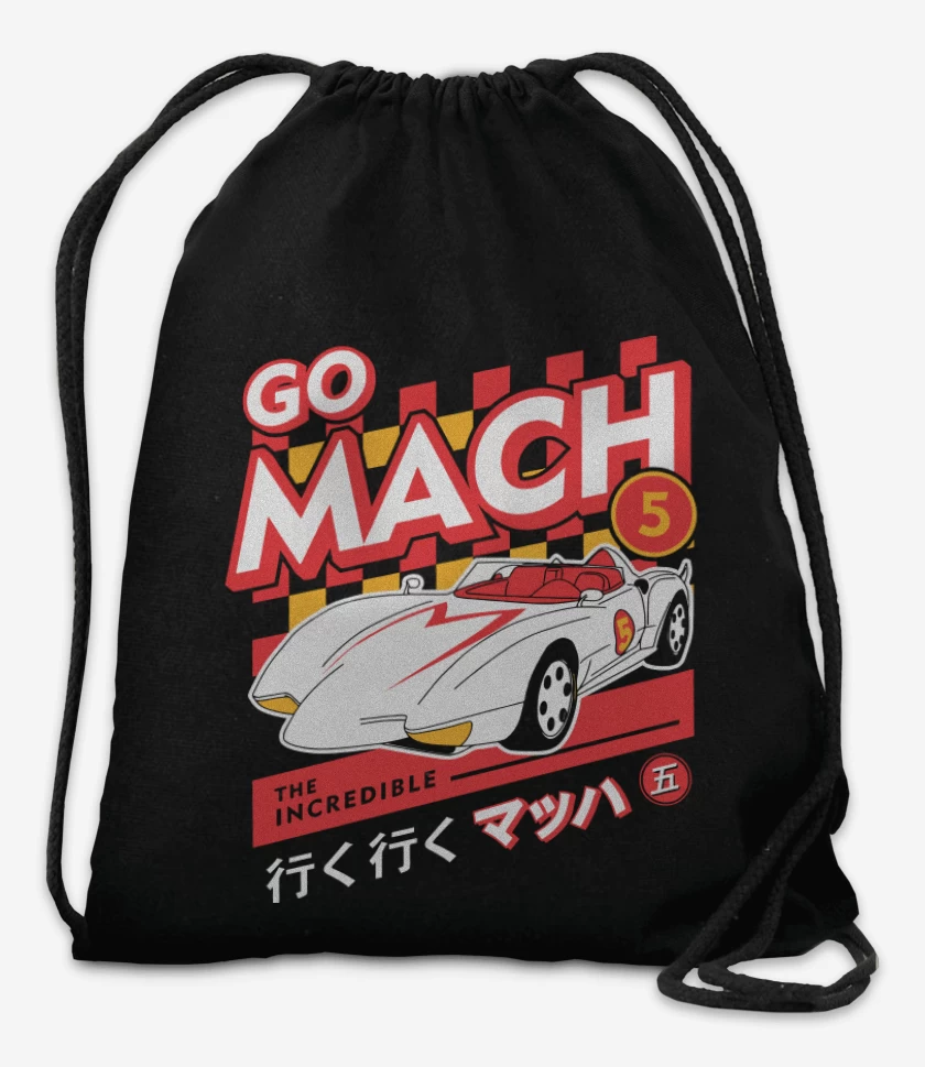 Mochila Negro de Go mach 5