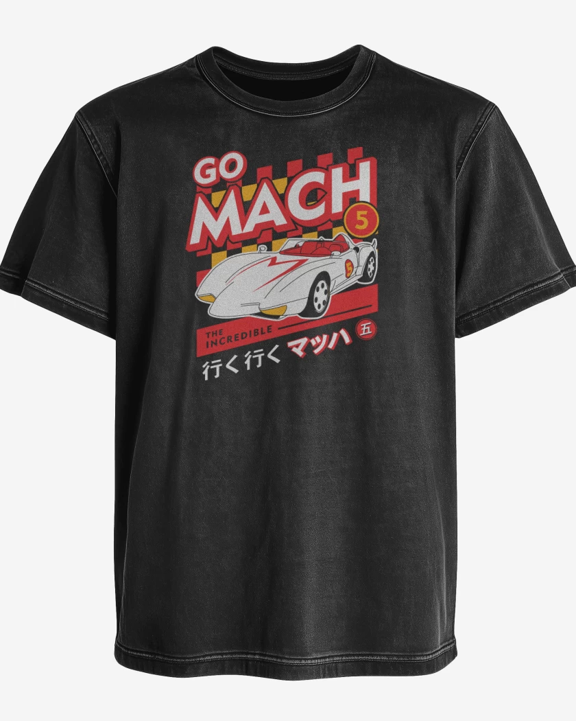 Polera desgastada Go mach 5