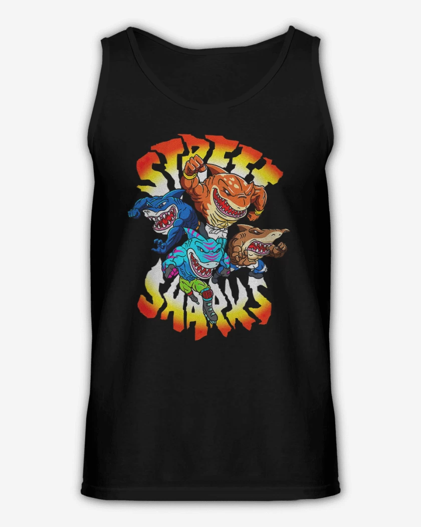 Sudadera Negro de Street Sharks