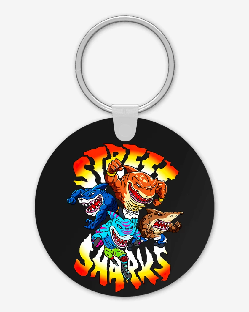 Llavero Negro de Street Sharks