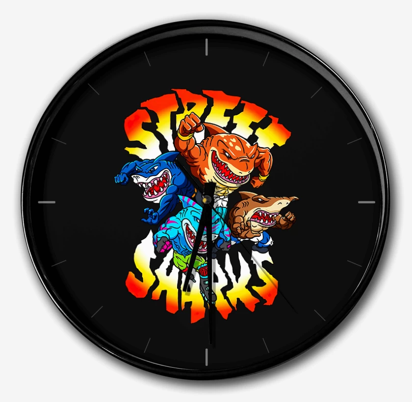 Reloj Negro de Street Sharks