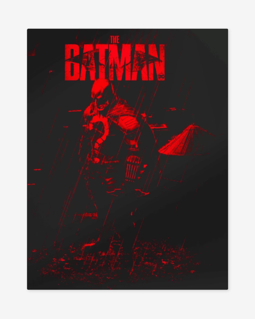 Print metalico Negro de BatMan