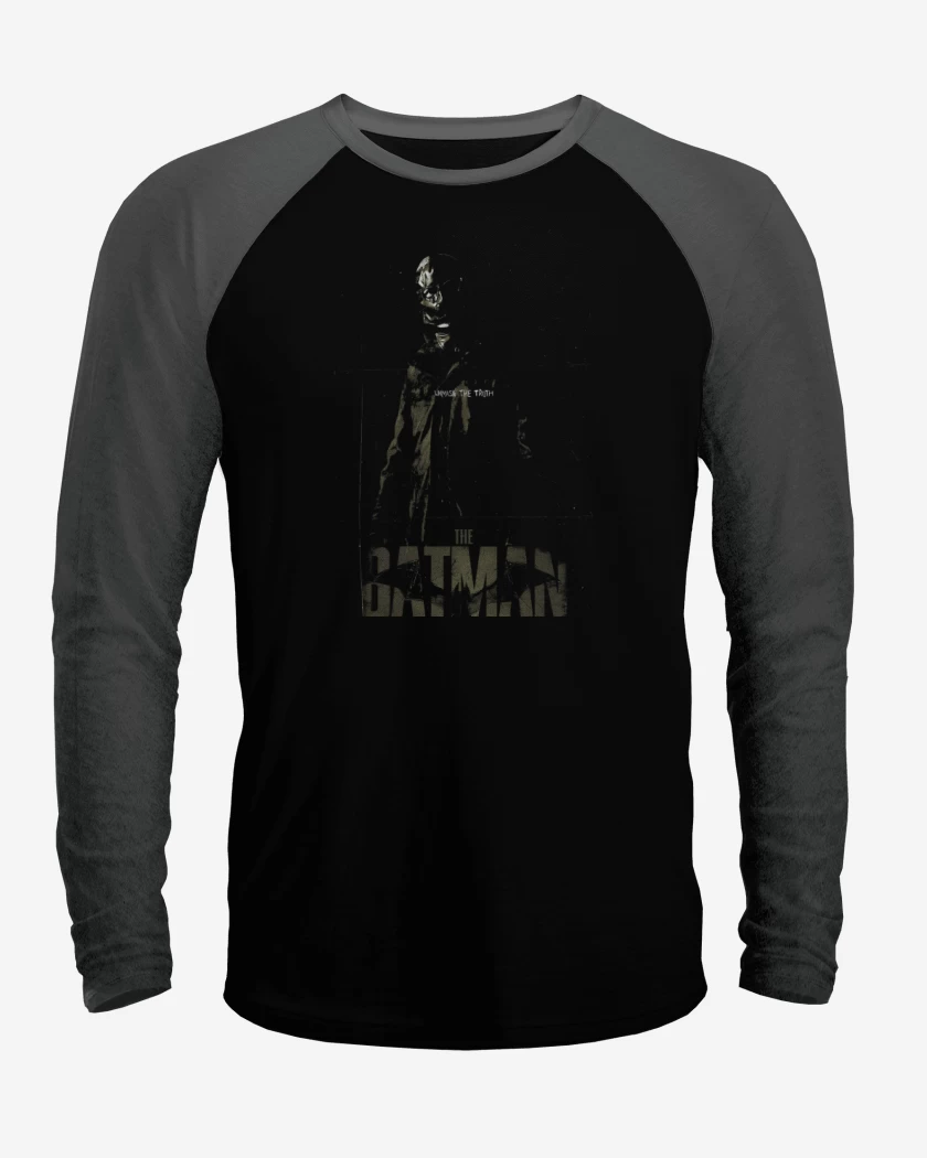 Polera Raglan Negro / Negro Heather de El Acertijo