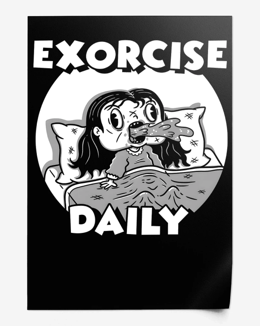 Print Negro de Exorcismo Diario