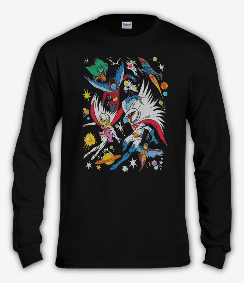 Polera manga larga Negro de Fuerza G