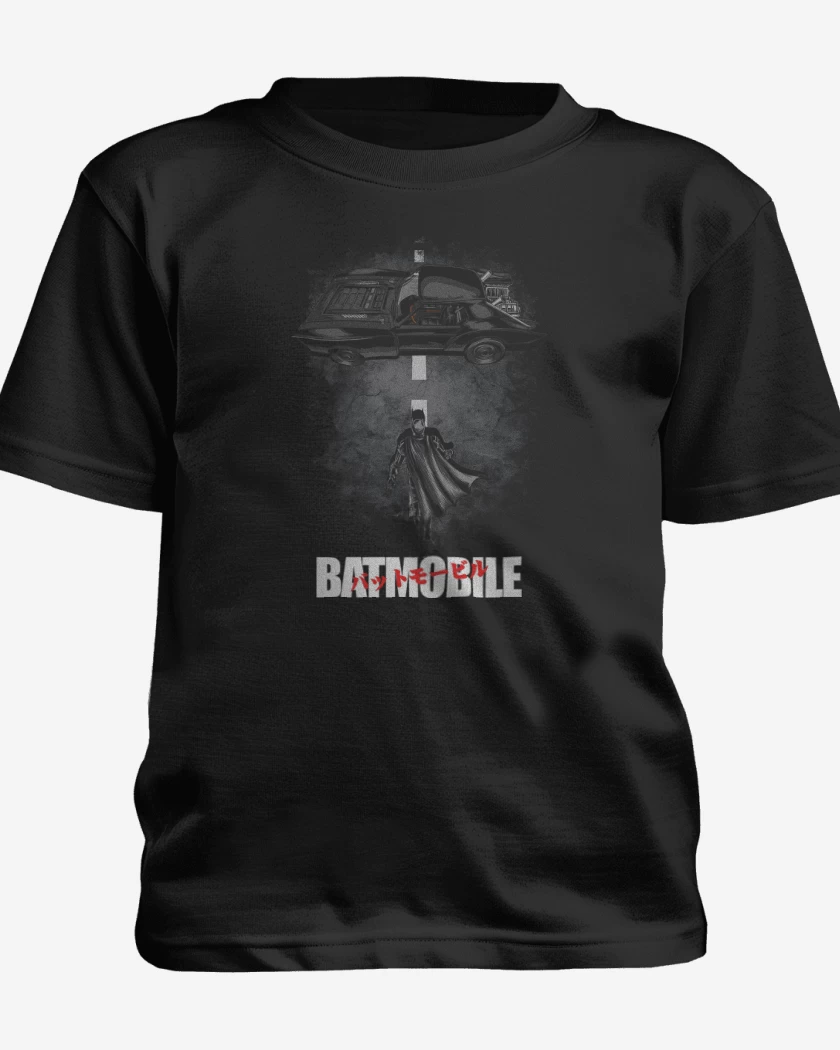 Polera de niño Negro de Batimovil