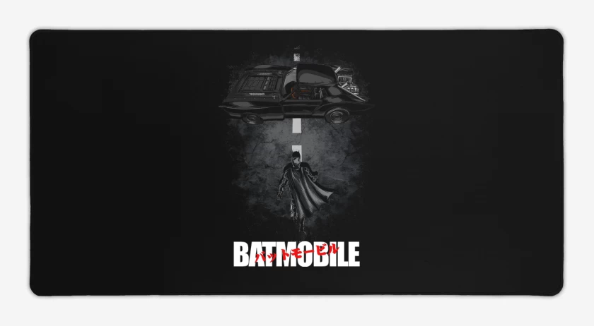 Mouse pad Gamer Negro de Batimovil