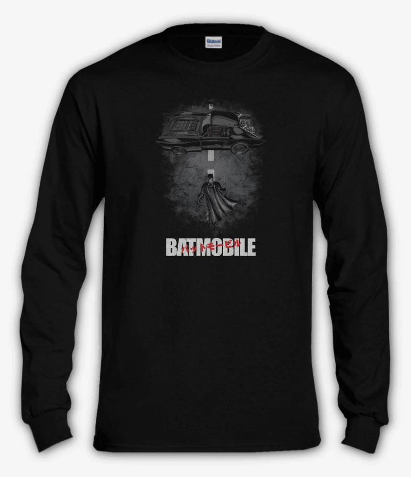 Polera manga larga Negro de Batimovil