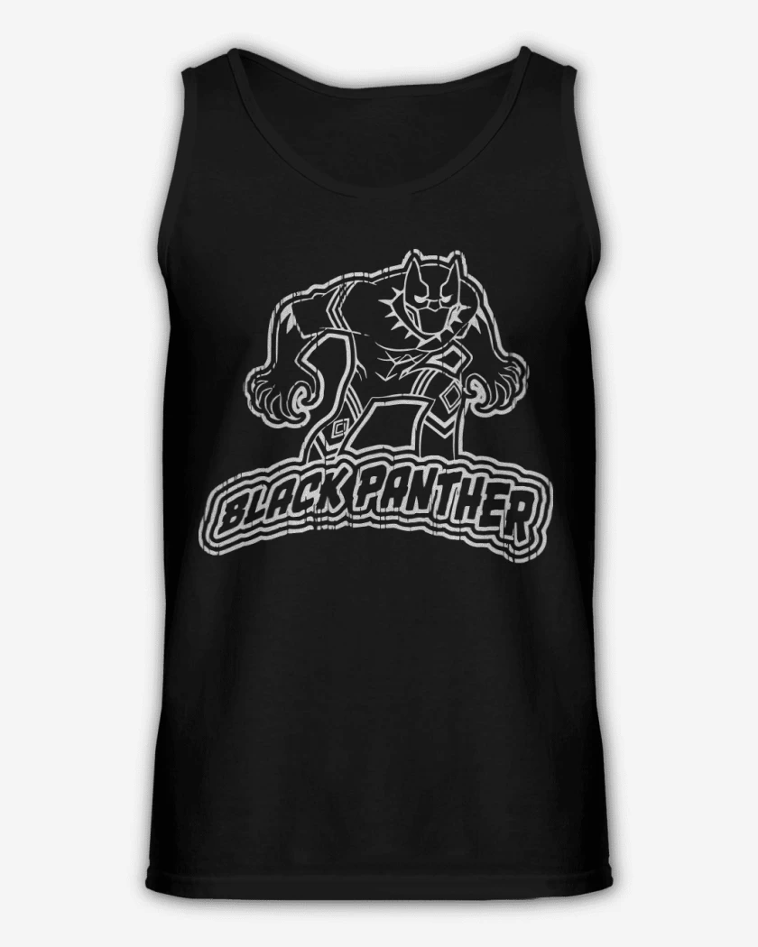 Sudadera Black Panther full white