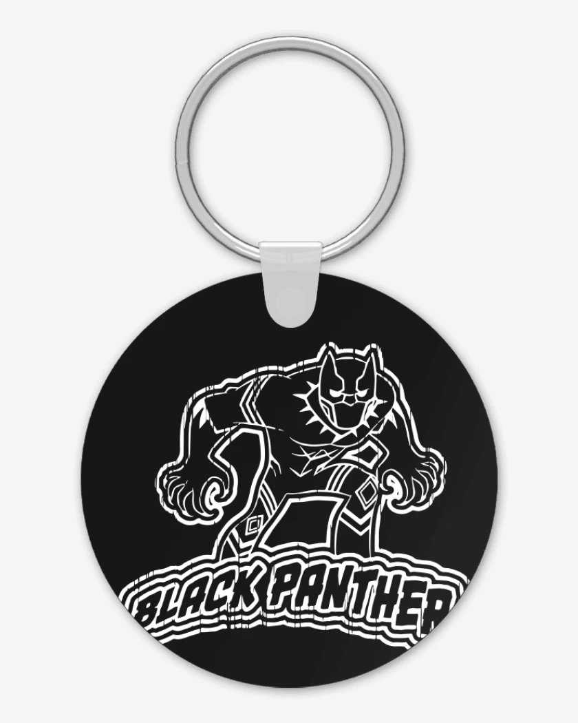 Llavero Black Panther full white