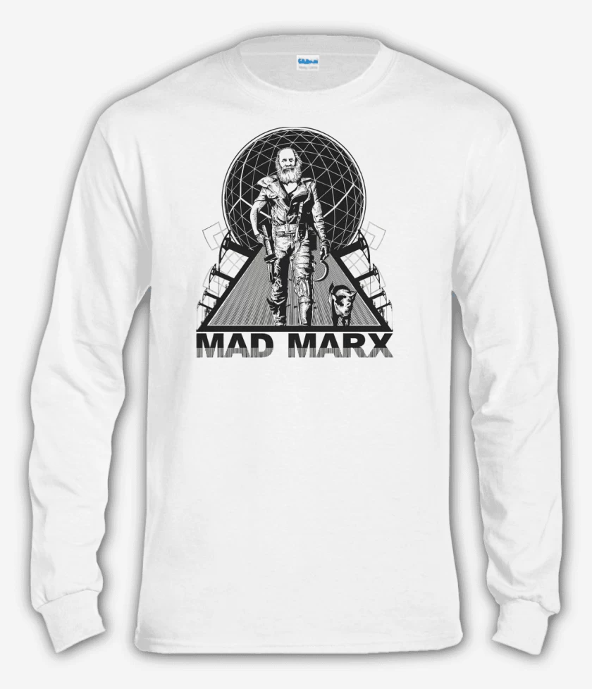 Polera manga larga Blanco de Mad Marx