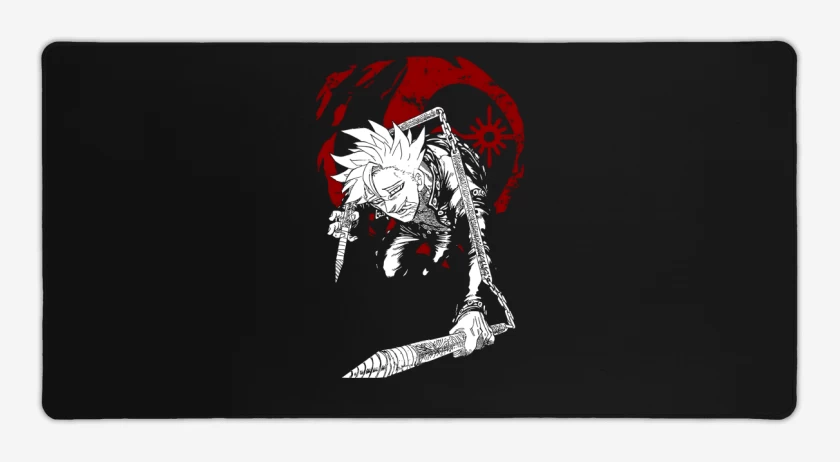 Mouse pad Gamer Negro de Ban
