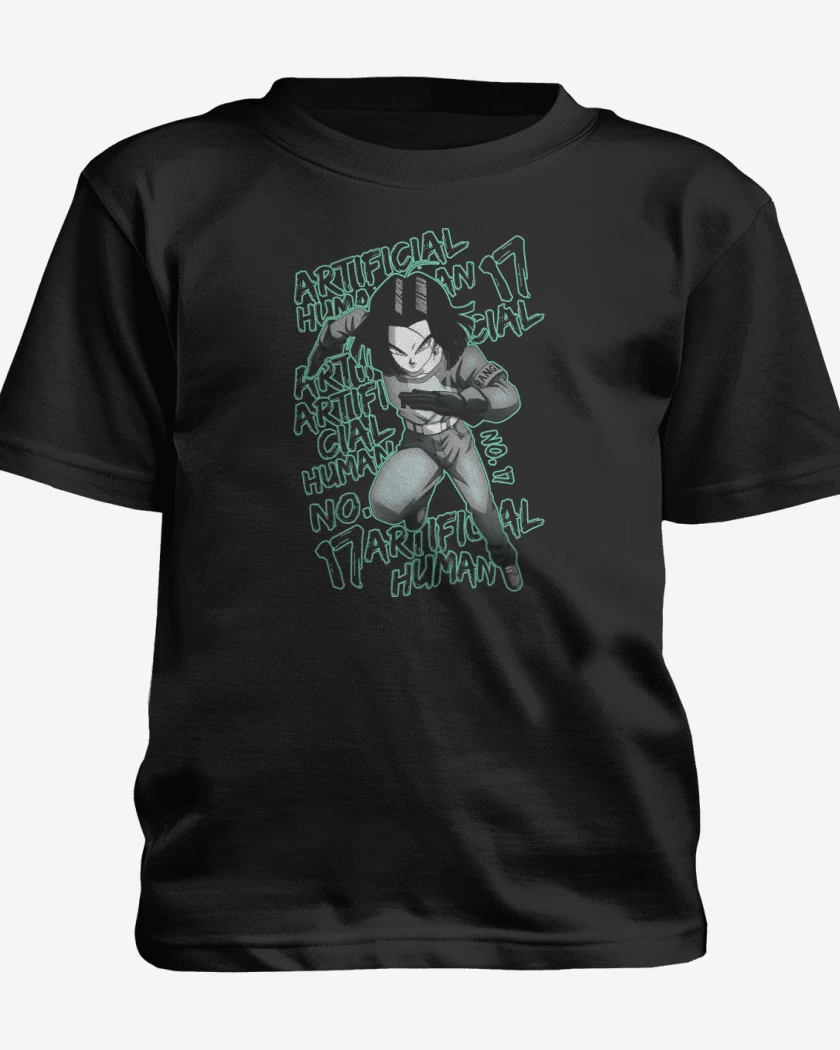 Polera de niño Negro de Artificial Human 17