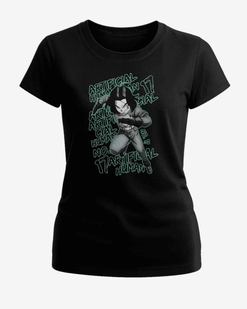 Polera de Mujer Negro de Artificial Human 17