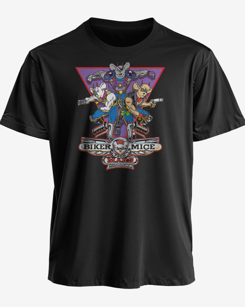 Polera premium Negro de Motorratones de marte