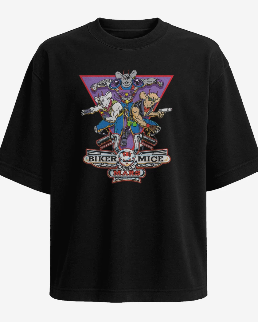 Polera Oversize Motorratones de marte