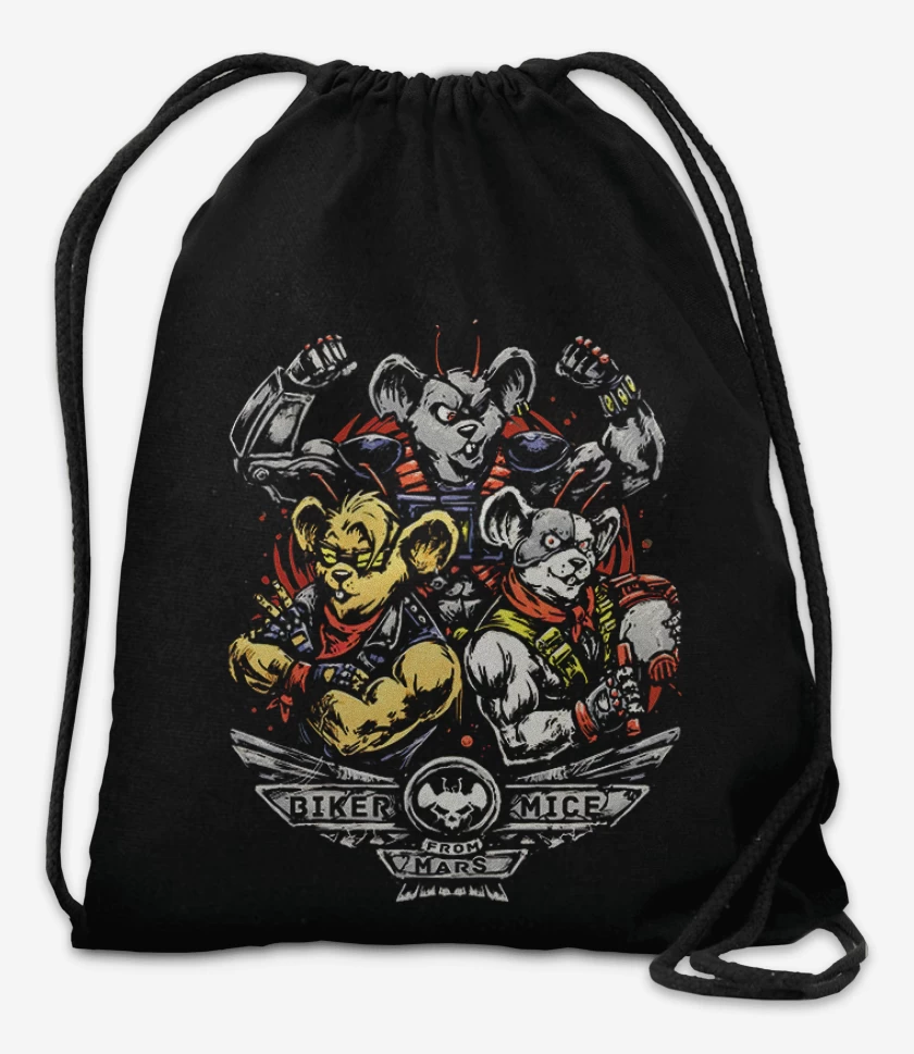 Mochila Negro de Motorratones de marte 2