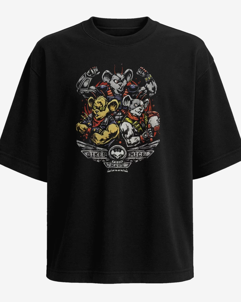 Polera Oversize Motorratones de marte 2