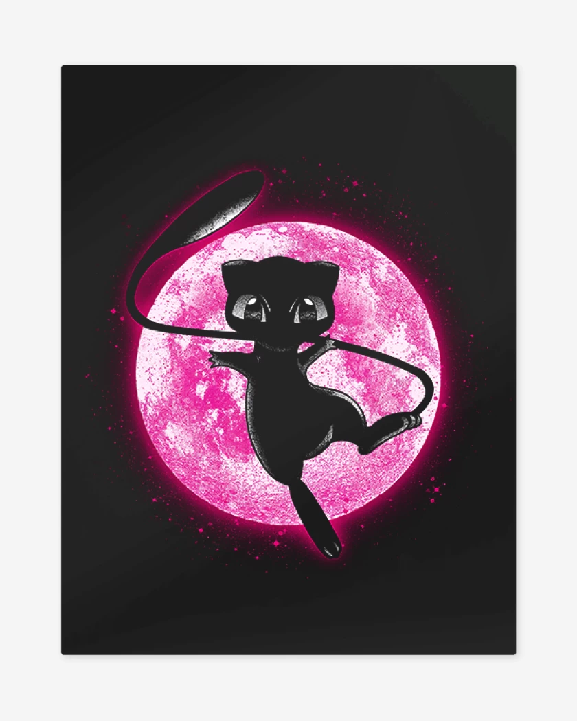 Print metalico Negro de Mew