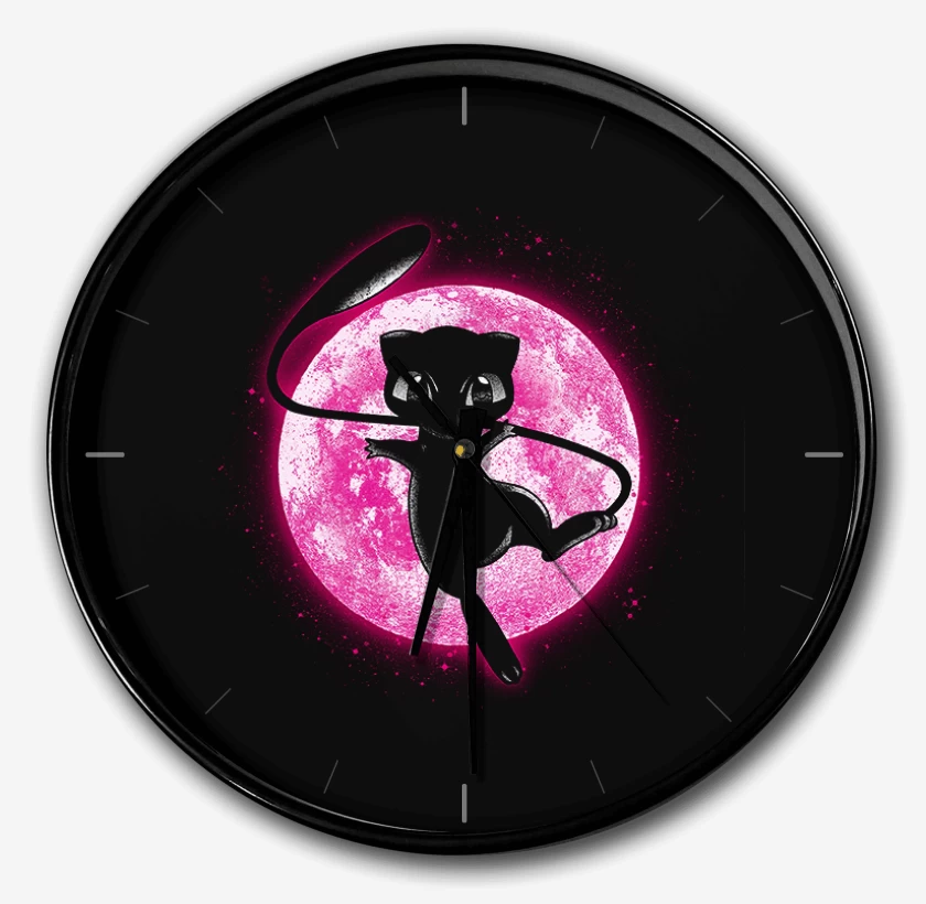 Reloj Negro de Mew