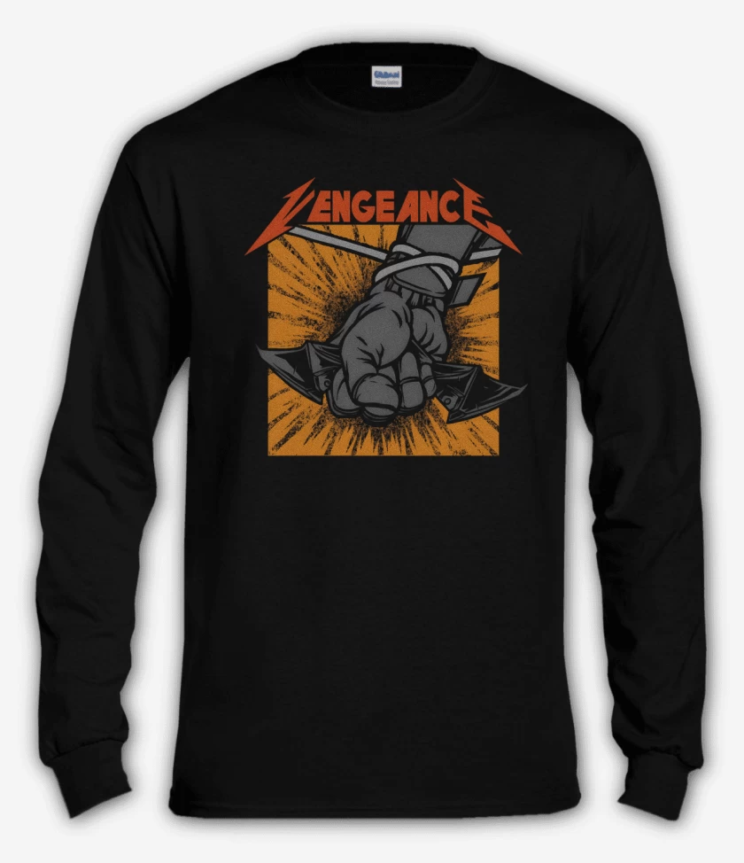 Polera manga larga Negro de Vengeance