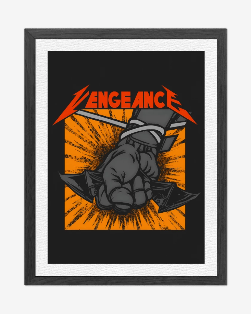 Cuadro decorativo Negro de Vengeance