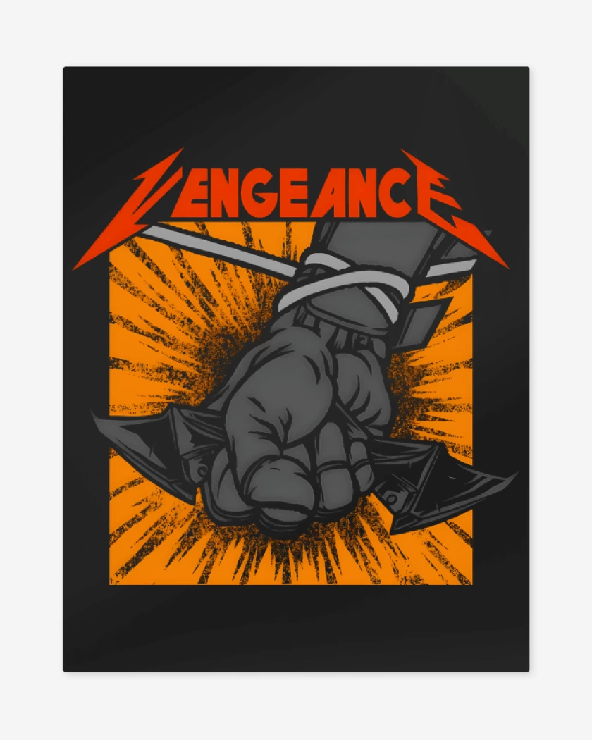 Print metalico Negro de Vengeance