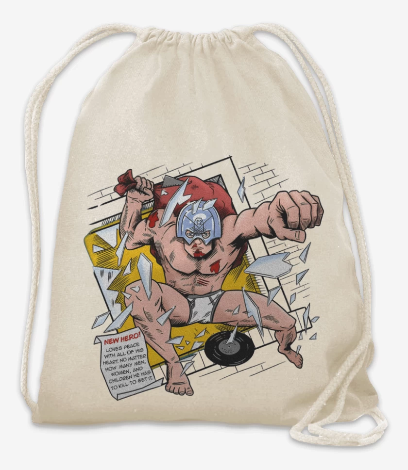 Mochila Blanco de Un Nuevo Héroe