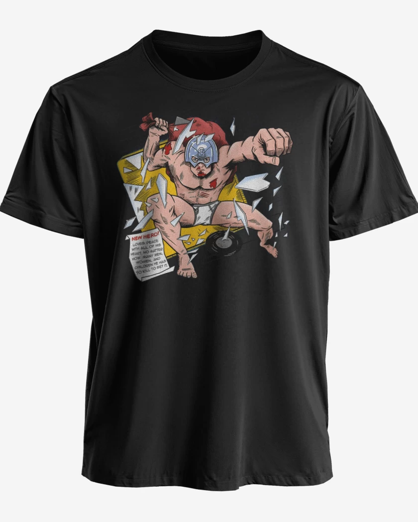 Polera premium Negro de Un Nuevo Héroe