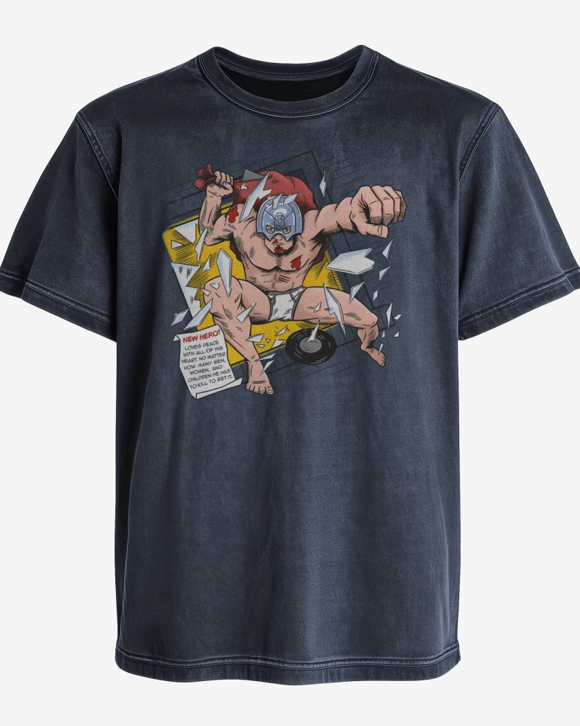 Polera desgastada Un Nuevo Héroe