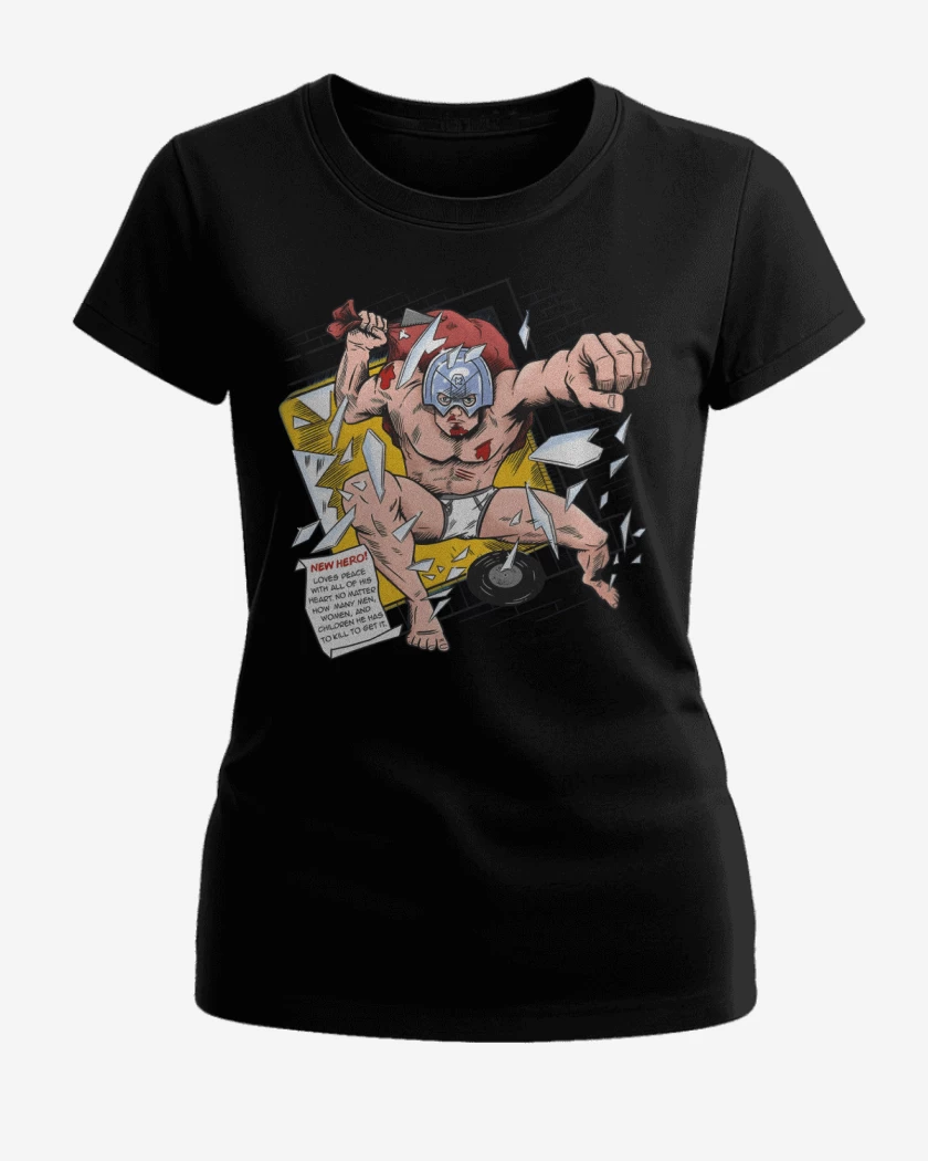 Polera de Mujer Negro de Un Nuevo Héroe
