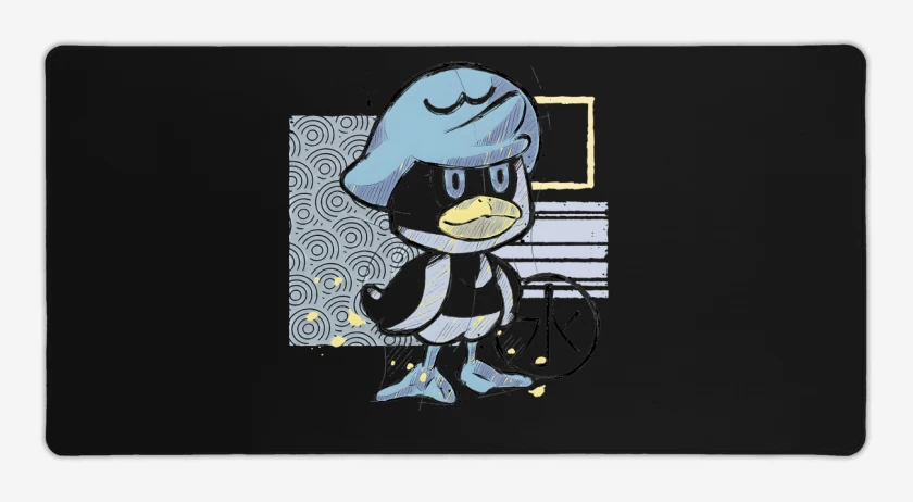 Mouse pad Gamer Negro de Quaxly