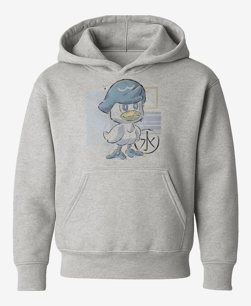 Poleron de niño Gris Melange de Quaxly